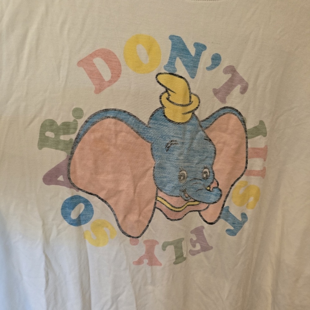 Disney Dumbo Oversized Tank Top 1X Plus size - Picture 3 of 5